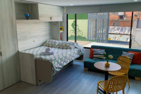 APTOTIV209 - Espectacular aparta estudio tipo loft - Chapinero - Wifi - TV